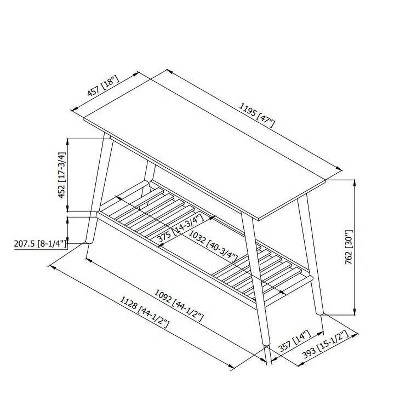 Charlotte Console Table - Linon - Image 8