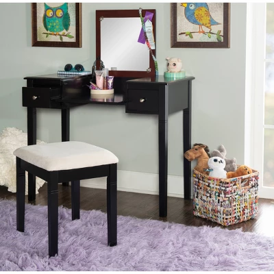 Camden Vanity Set Black Cherry - Linon - Image 10