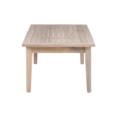 Linon Acacia Rectangle Melita Coffee Table Natural - Image 3