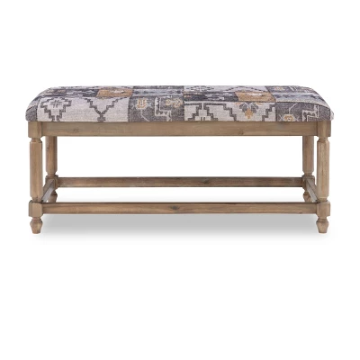 Kaya Bench Gray - Linon - Image 2