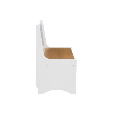 Large Merrill Back Rest Bench - Linon - Image 4